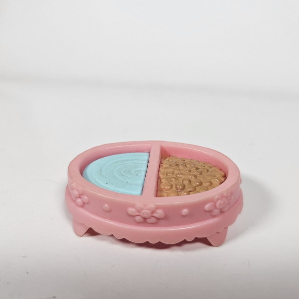 LITTLEST PET SHOP LPS Food bowl Lpsa Accessory Food Dog Cat Hasbro Pink Whirl